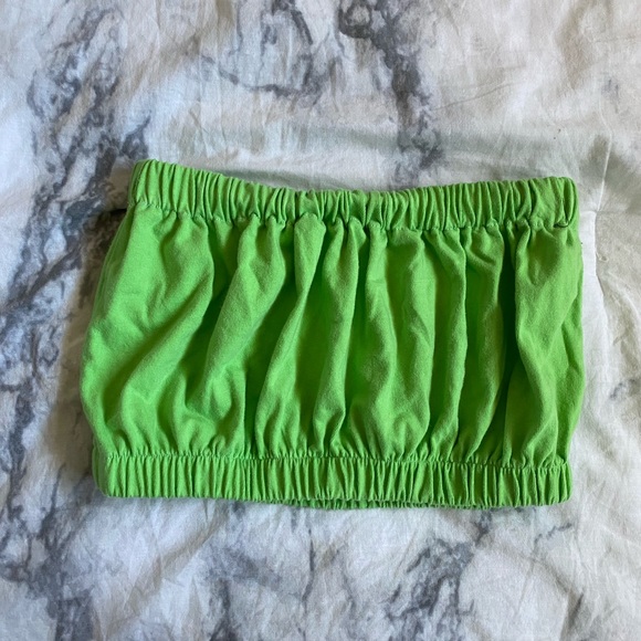 Lime Green Tube Top - Picture 2 of 2